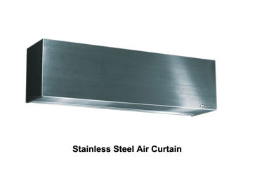 Tirai Udara Stainless Steel Kinerja Tinggi Untuk Pintu Masuk / Keluar Hotel Dan Restoran