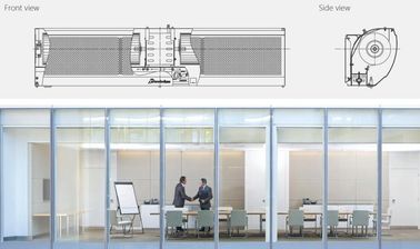 2025 Low Noise Compact Air Curtain 40 Inch, Door Air Cutter dengan Switch Touch