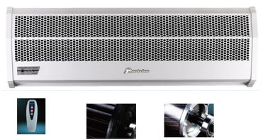 2025Pabrik Kompak Air Curtain Pintu Atas Dengan PTC Electric Heater