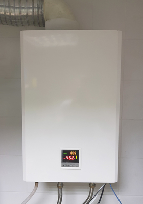 Theodoor dinding dipasang Unit Pompa Panas Efisiensi Pemanas Air Hybrid