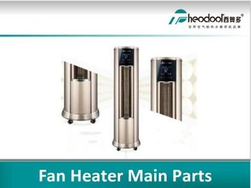 2025 Warm Sun Series Vertikal Fan Heater Dengan Smart Touch Screen Control Pemanasan AC