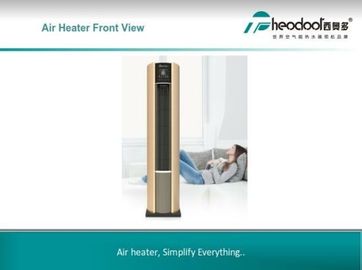 2025 Silinder Mewah PTC Pemanasan Elemen Panas AC Pemanas Kipas Untuk Tempat Komersial Pada 6-15KW