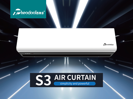 2025 S3 Series Customized Cover Air Curtain Untuk Pintu Dalam Komersial Dengan Remote Control