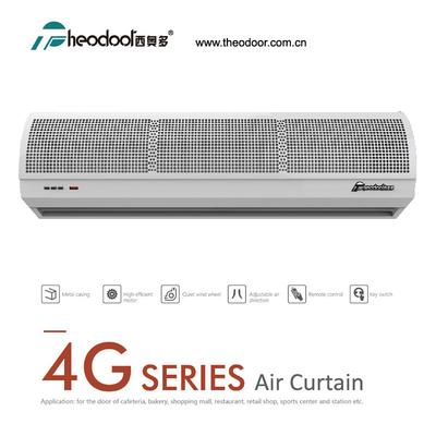 Tirai Udara Seri 4G 900-2000mm 220-240V Kebisingan Rendah Ringkas