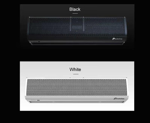 Tirai Udara Hitam Kompak 0,9m sampai 2m dengan remote control 220-240V
