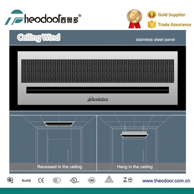 230V Ceiling Mount Hidden Air Curtain 0,9m sampai 1,8m dengan remote control