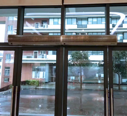 Tirai Udara Aliran Silang SS304 900mm 1600m3/jam untuk Pintu Komersial