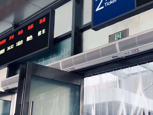 Tirai Udara Aliran Silang SS304 900mm 1600m3/jam untuk Pintu Komersial