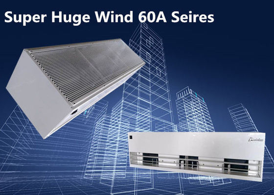 Heavy Duty Industrial Air Curtain with 25m/s Air Flow Speed and Single Phase or 3-Phase Power for Warehouse and Factory Use