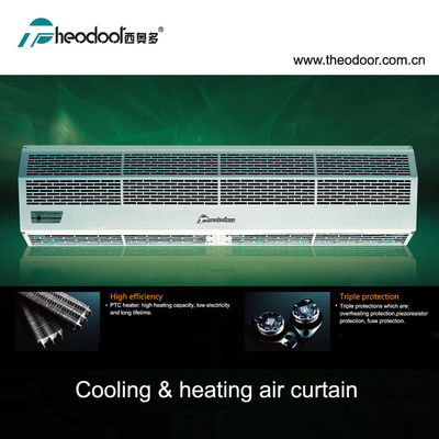 Industrial Air Curtain with 2000m³/h Airflow 380/400 VAC for 900 to 1500mm Door Installation