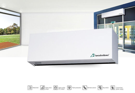 Tirai Udara Pemanas Sentrifugal Hemat Energi Theodoor Daya Tinggi Dengan Sakelar Panas dan Dingin