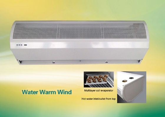 2025 Air Source Evaporator Fan Coil Series Panas Air Tirai Untuk 1m, 1.5m, 2m Pintu