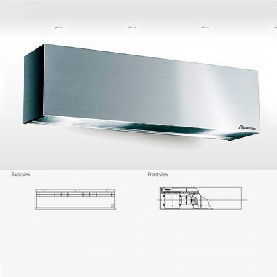 2025 Keamanan Stainless Steel 48 Inch Air Curtain Komersial Untuk Restoran Toko Pintu Sanitasi