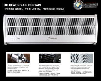 2025Pabrik Kompak Air Curtain Pintu Atas Dengan PTC Electric Heater