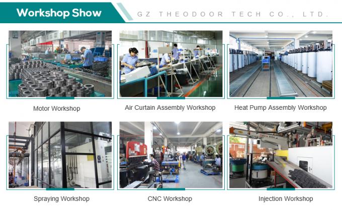 2025 S3 Series Customized Cover Air Curtain Untuk Pintu Dalam Komersial Dengan Remote Control 3