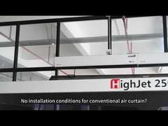 2025 Standing Type Vertical Air Curtains Untuk Pintu Kaca Komersial Hotel Shopping Mall H2-5m