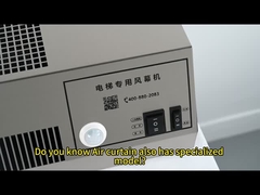 2025 Fan Cooling Elevator Compact Air Curtain Steel atau stainless steel Air Curtain Fan Cooler